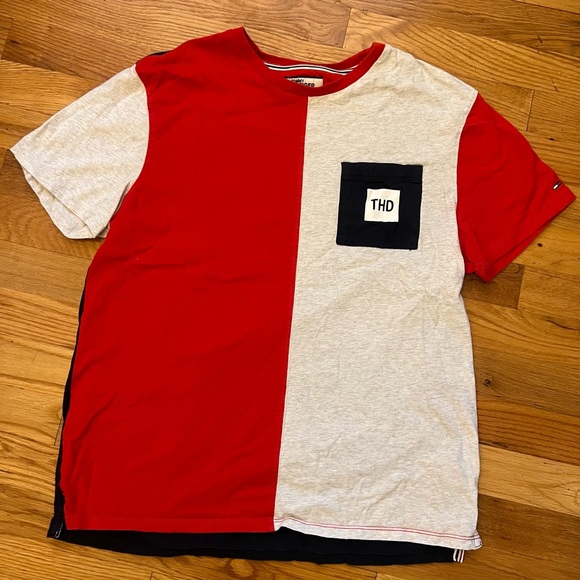 Color-block retro style Tommy Hilfiger t-shirt - Picture 1 of 5